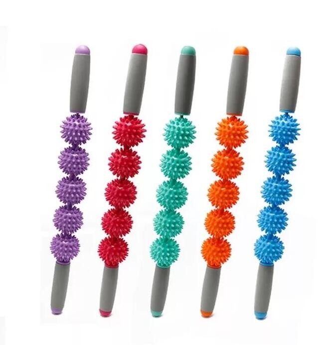 42CM 16.5 Inches Flexible Muscle Back Massage Roller Stick Core Flexibility