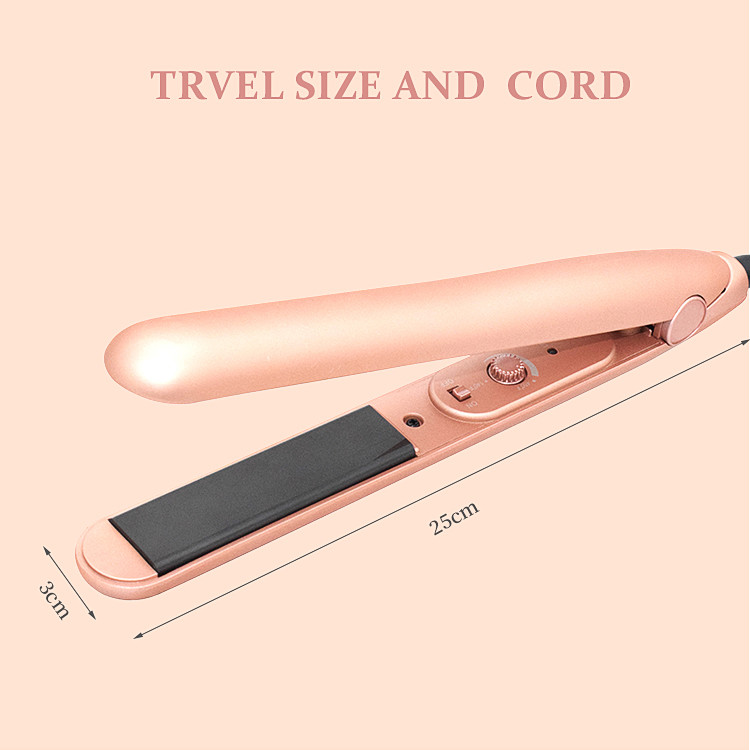 Tourmaline Ceramic Mini Hair Straightener 25W Smart Constant Temperature