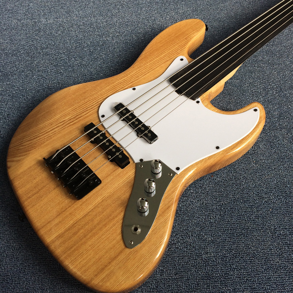 New style high quality custom 5 string bass guitar,Ebony Fingerboard,Elm guitar