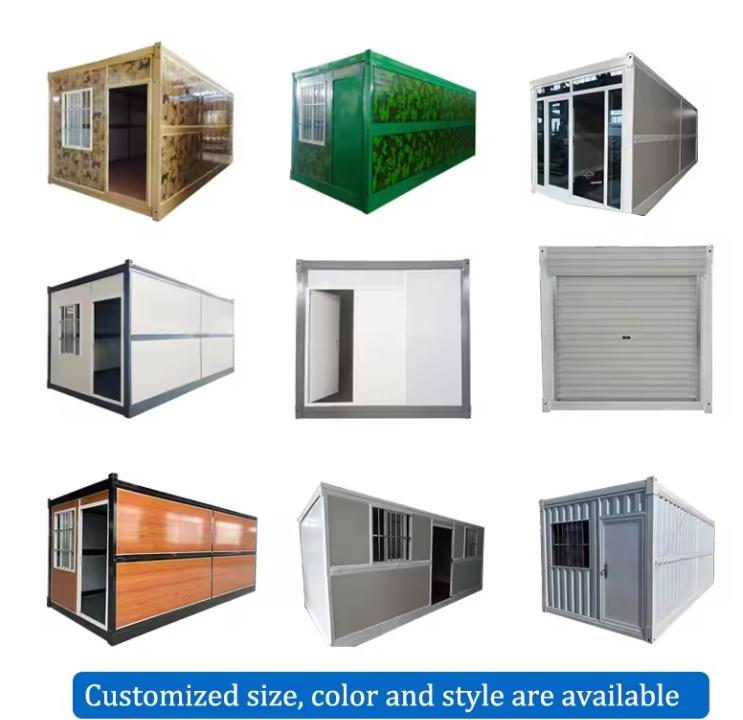 Mobile Living Container House Fast Fold Out Flat Pack Prefabricated 20ft 40ft