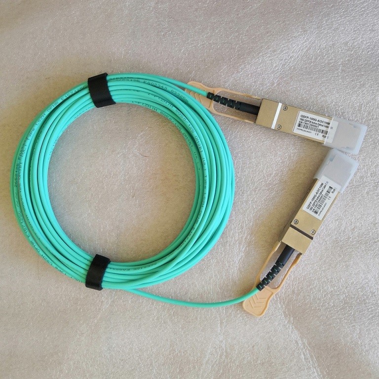 Juniper Cisco Compatible SFP Transceiver Module 100G QSFP28 To QSFP28 AOC Active Optical Cable Data Center 10M,15M