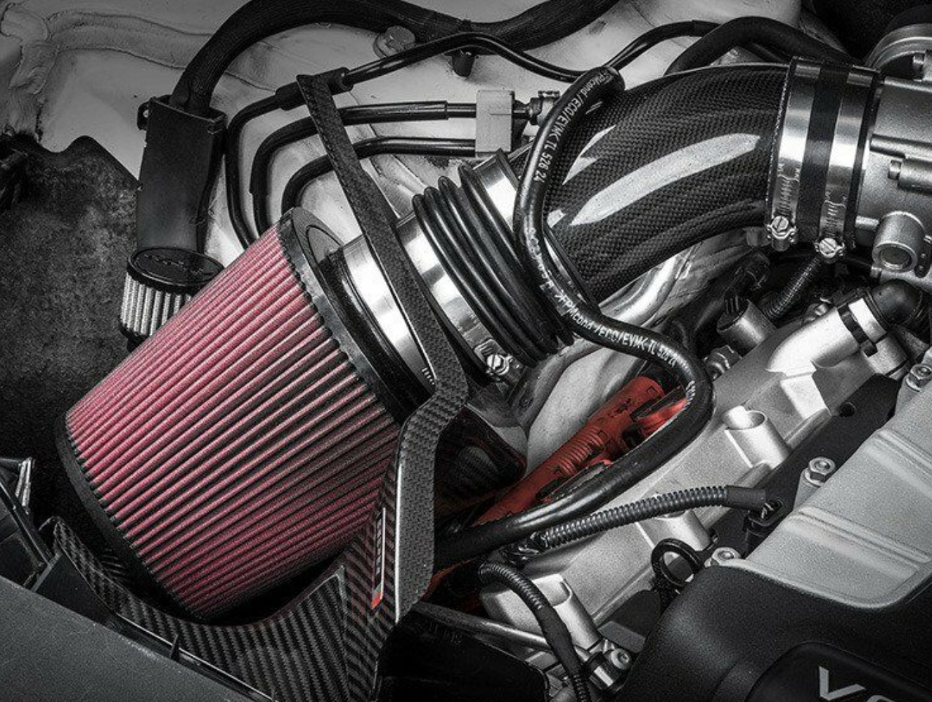Forged 3k Twill Matte Open Carbon Fiber Intake System