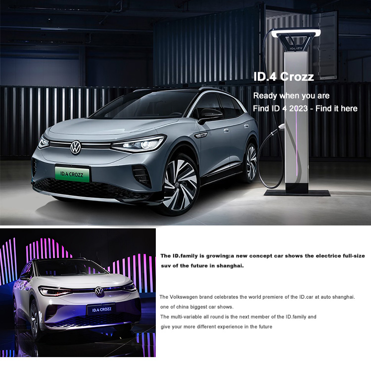 New Energy Vehicle Pure Prime EV SUV VW ID4 ID6 Crozz Electric Car For Volkswagen