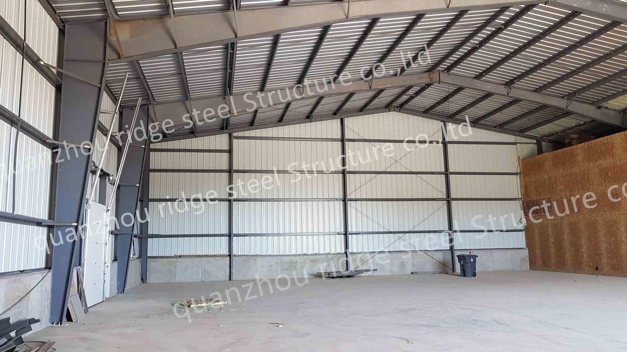 High Strength Steel Structure Metal Frame Pole Barn Portal Frame Warehouse
