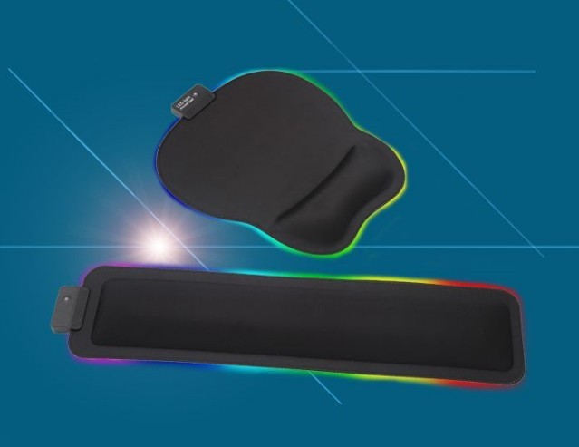 Anti Slip RGB Gaming Mouse Pad Keyboard Pad Exquisite Workmanship