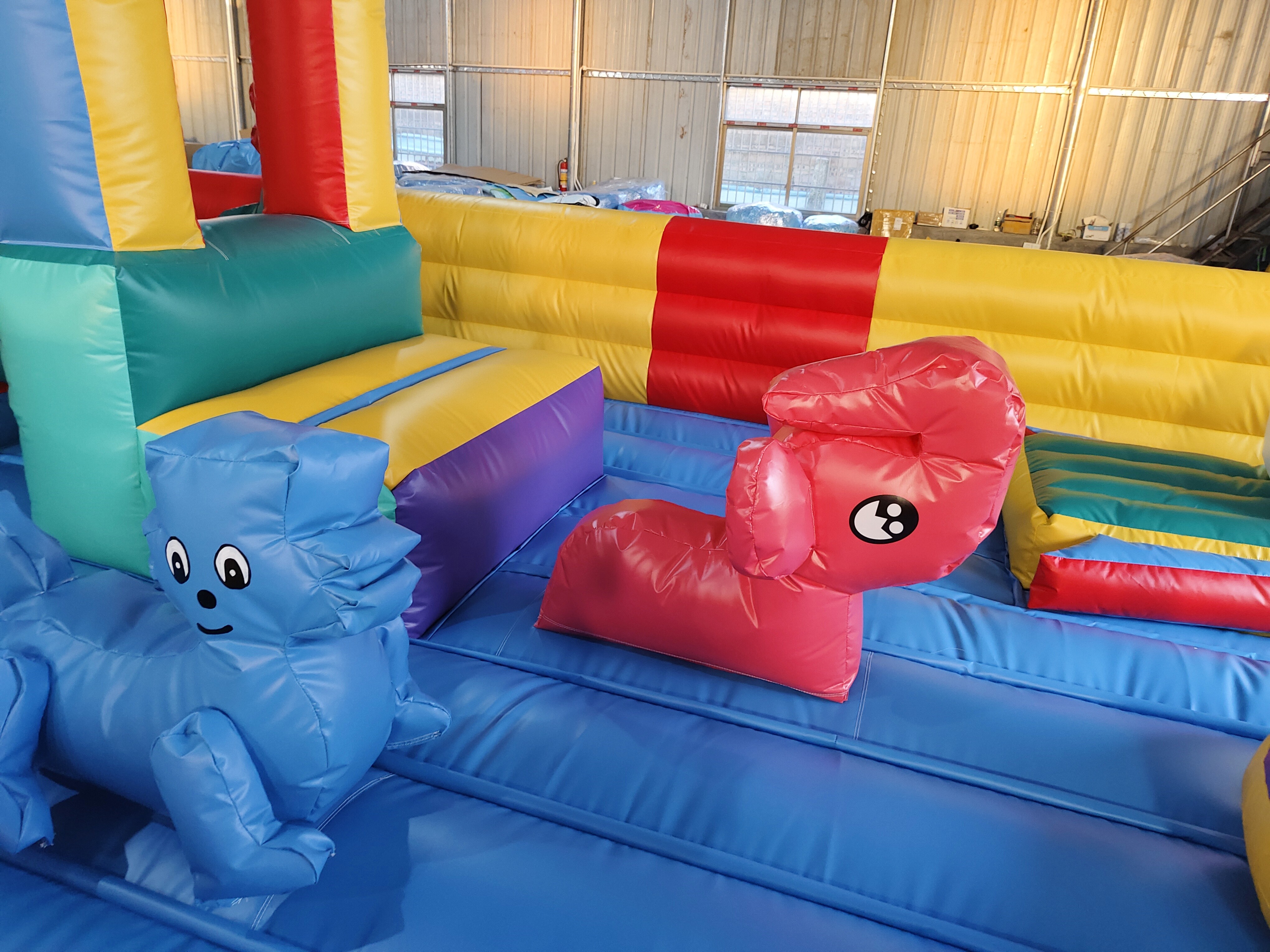 Custom Kitty Cat Doraemon Inflatable Play City Inflatable House Slide Castle For The Kids