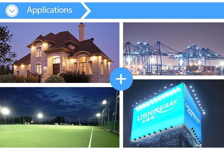 500W High Efficiency Waterproof Flood Light Factory Direct Sell Cost Effective For Sports Lighting
