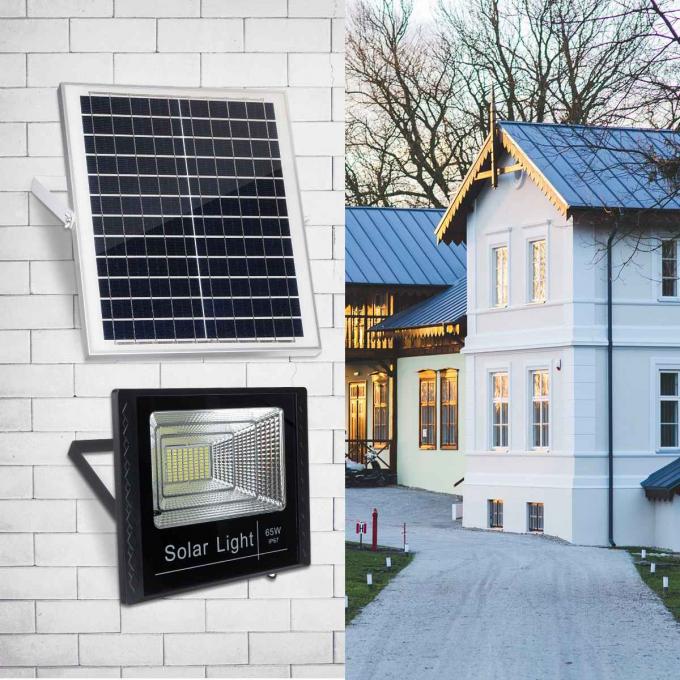 60W Solar Powered Flood Lights / Outdoor Wall Washer Lamp Reflector 220V Lighting