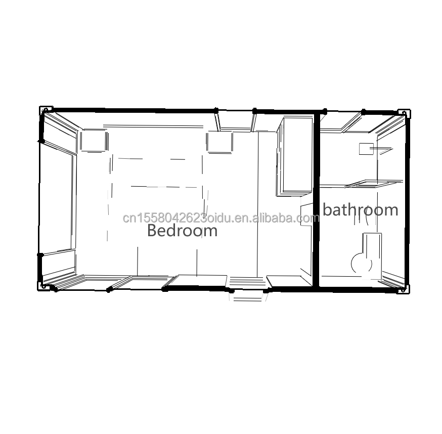 20 40 FT Modern Design Expandable Container Prefabricated Wooden Color Garden House for a Customized Living Experience