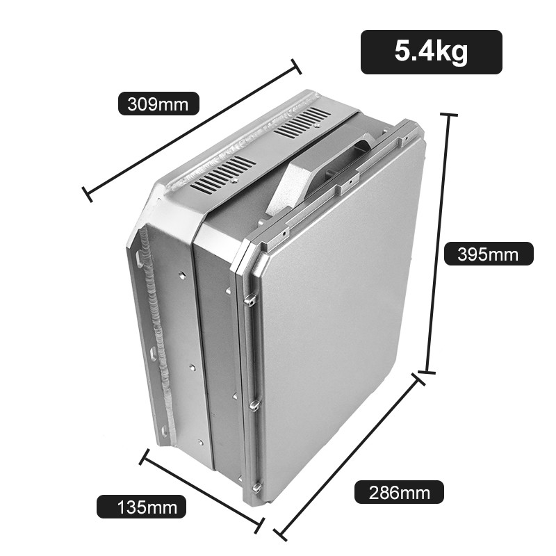 150W 3 Channel Aluminum Drone Signal Jammer with Low Air Protection and 1-1.5km Working Distance