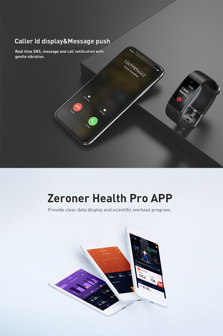 OEM Heart Rate Monitor ECG Smart Band