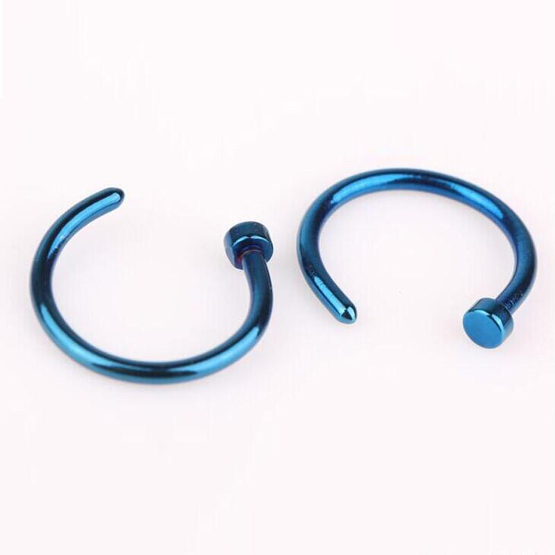 Fake Septum Medical Titanium Nose Ring Silver Gold Body Clip Hoop For Women Septum Piercing Clip Jewelry Gift