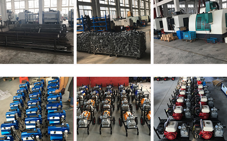 Thermoplastic Paint Material Hot Melt Road Marking Machine With Gear Core Components