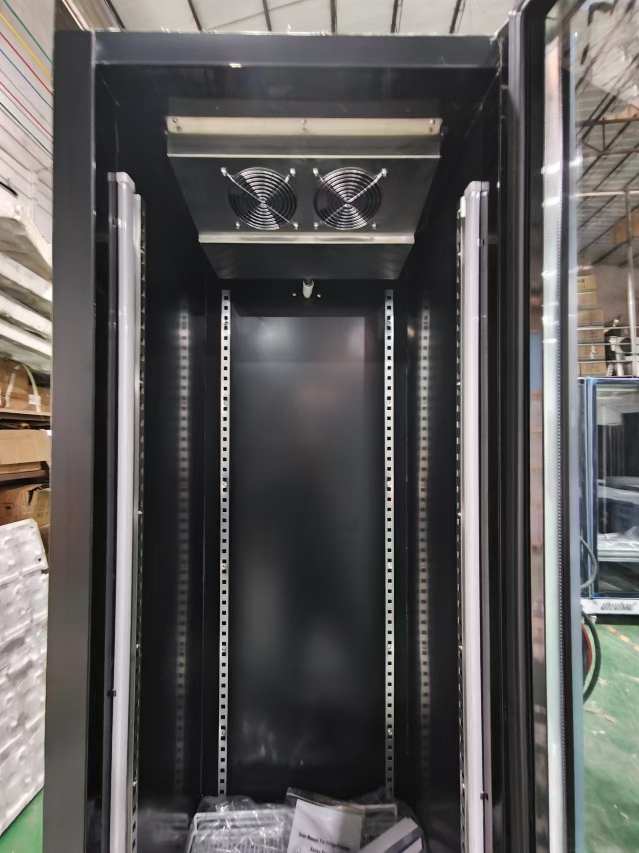 Commercial Upright Refrigerator Beverage Display Fridge With Glass Door
