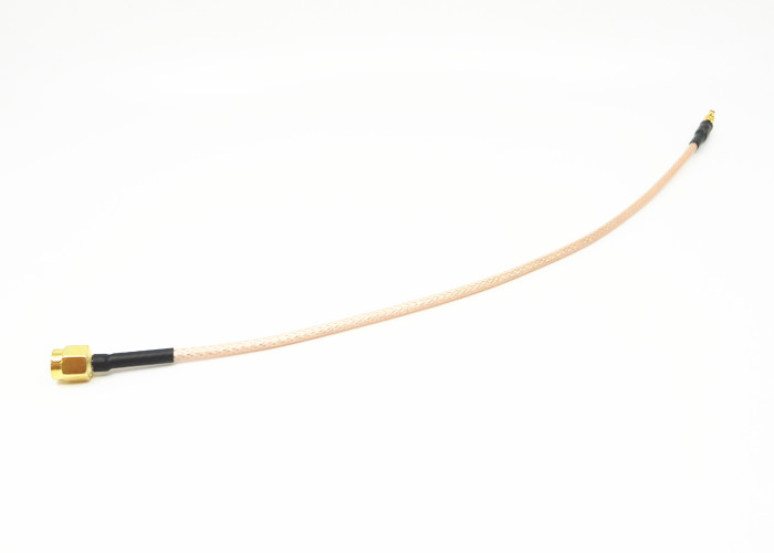 RG316 RF Cable Assemblies SMA Male To MMCX Male Right Angle Connector