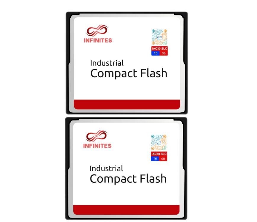 Compactflash Memory Card (CF) PATA Interface Uncompromising Embedded Systems Application Solutions Flash Type SLC 128GB Industrial Grade CF -40&deg;c~+85&deg;c