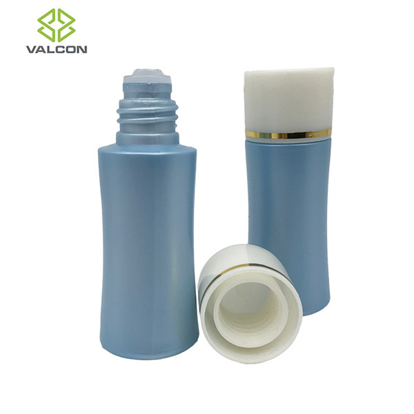 Transparent Cap Empty Cosmetic Bottles 63 MM Height Customized Capacity