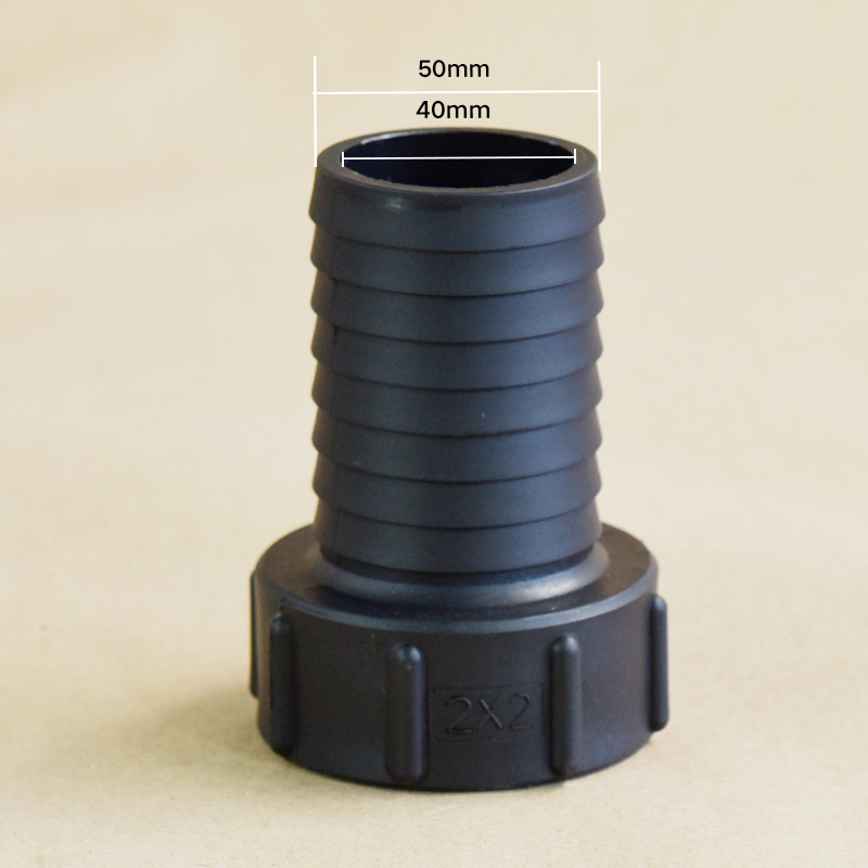 ODM Round Head Plastic Valve Accessories IBC Fitting Coarse Thread Adapter Connector