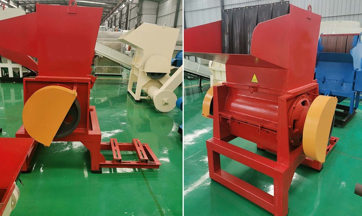 PET Bottle Plastic Crusher Machine PVC Pipes Crusher Recycling