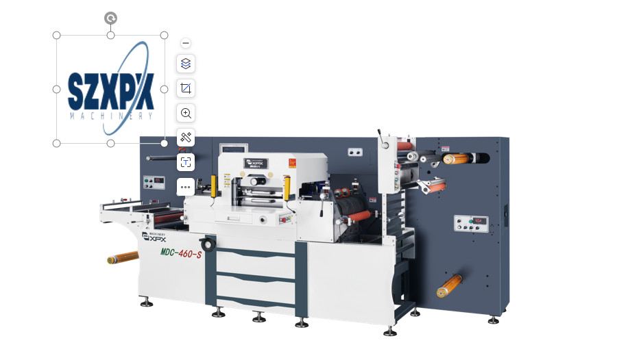 Precision Sticker Label Die Cutter 460mm Max 2700KG Machine Weight