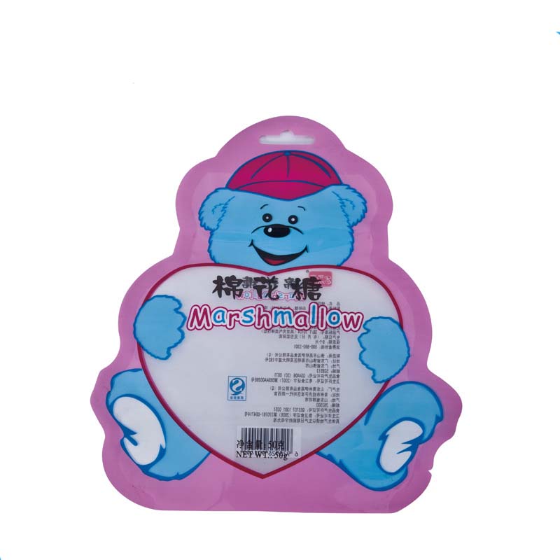 Aluminum Foil Shaped Pouch Round Shape Mylar Food Packaging Bag Gravure Printing