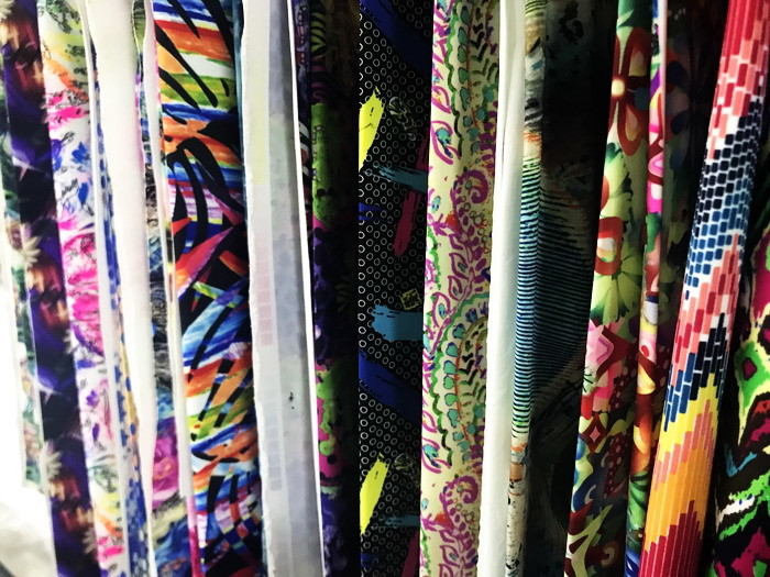 Full - Dull Warp Knitting Polyester Spandex Blend Fabric For Bikini Fabrics