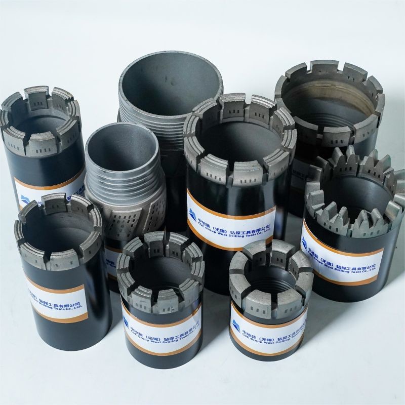 Face Discharge Profile Impregnated Diamond Bit Core Drilling Q Standard