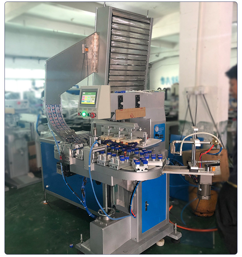 10000pcs/hr Automatic Pad Printing Machine Multi Color for Bottle Cap
