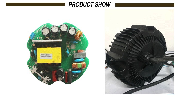 Waterproof High Bay Led Driver , Constant Current Type 100W LED Driver