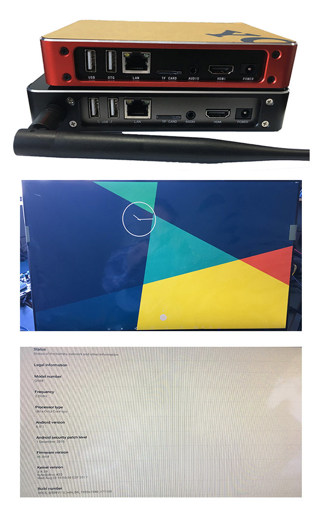Allwinner A83T UHD Android 4K Media Player Box 8 Core 2GHz