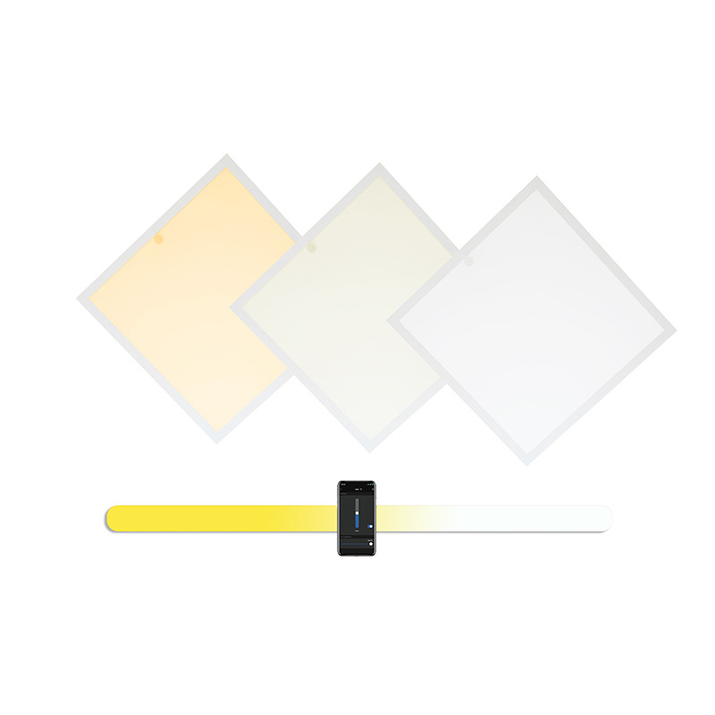 DLC Approved Led Square Panel Light 603*603mm Bluetooth Mesh Control