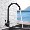Buy cheap Stainless Steel High Arc Kitchen Sink Faucet Chrome Matte Black Gold SN Finish from wholesalers