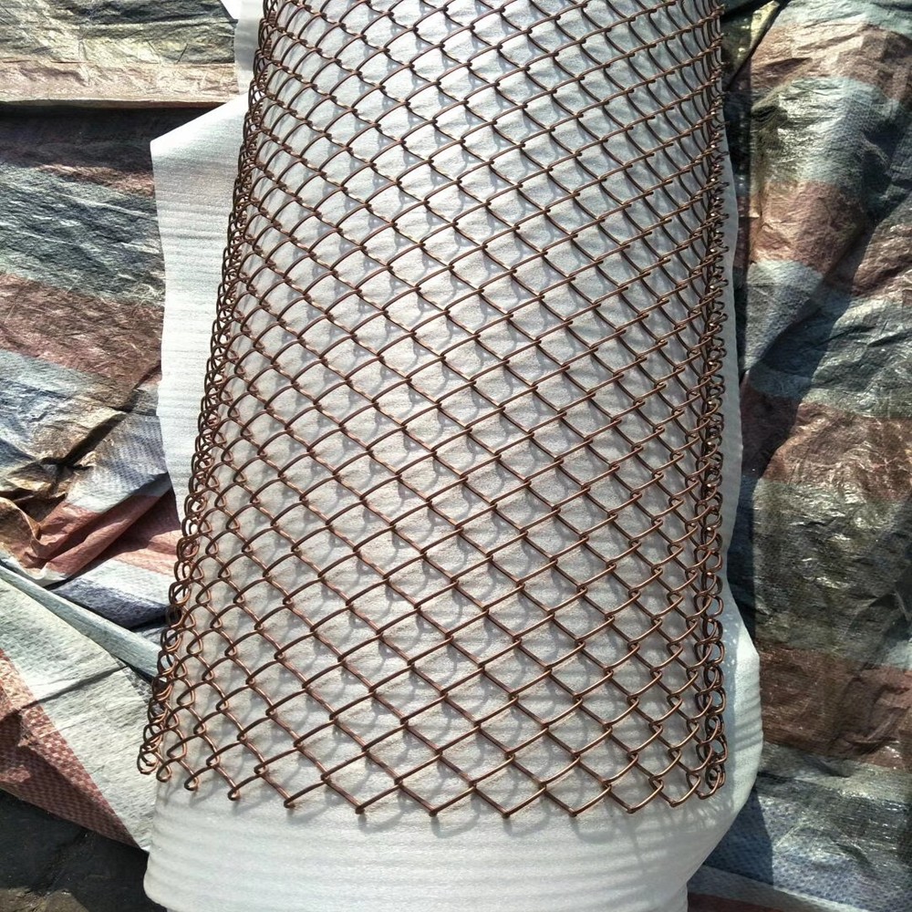 Decorative Aluminium Metal Mesh Curtain Chain Drapery Metal Coil Mesh