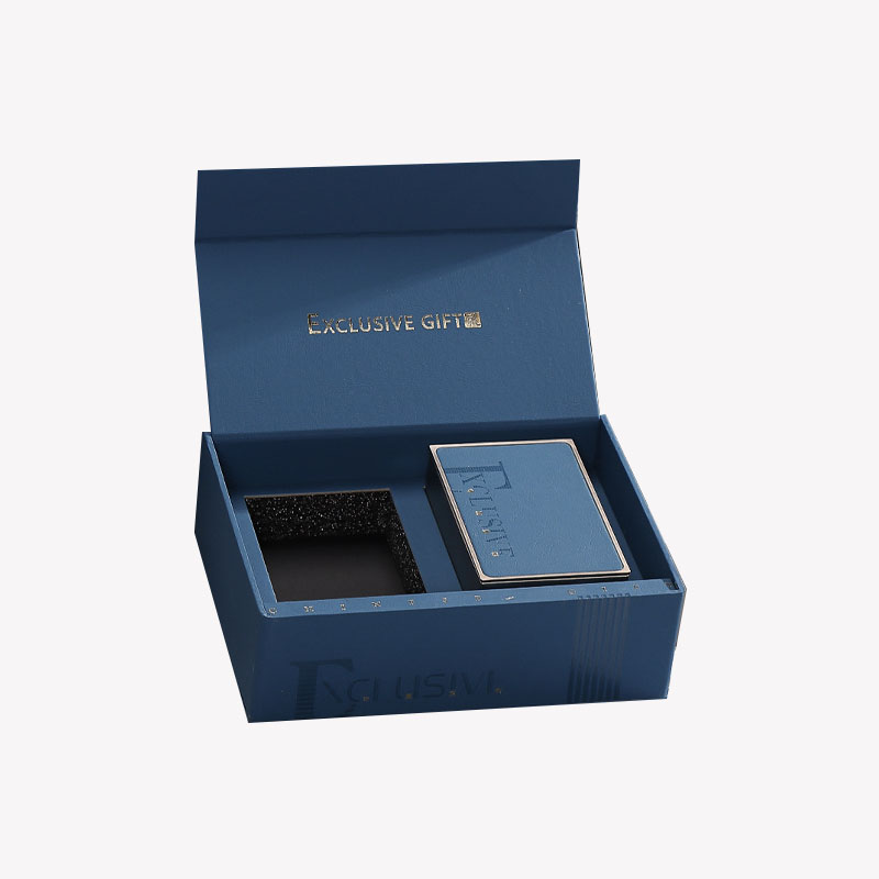 Cosmetic Rigid Cardboard Display Box Magnetic Essential Oil Gift Box Packaging