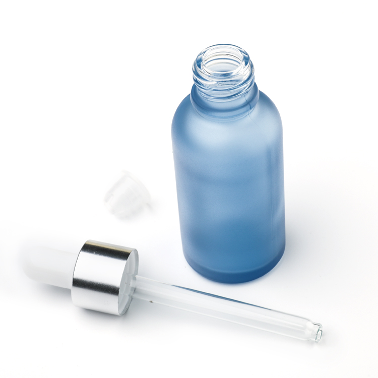 Custom 15ml 30ml 50ml 100ml Serum Dropper Bottles OEM Purple Painting