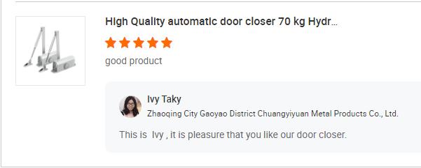 Silver Hydraulic Aluminum Wireless Remote Control Cam Action Door Closer for PVC Doors