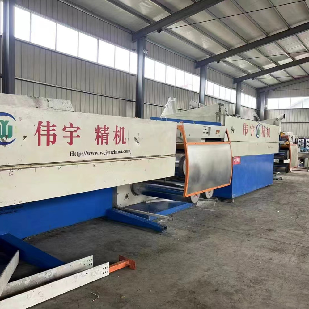 250m/Min 1.3M Second Hand PP Tape Flat Yarn Extrusion Machine Flat Film Stretching Line