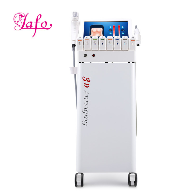 Portable skin tightening smas hifu 4 d 12 lines cartridges 4d hifu vmax machine