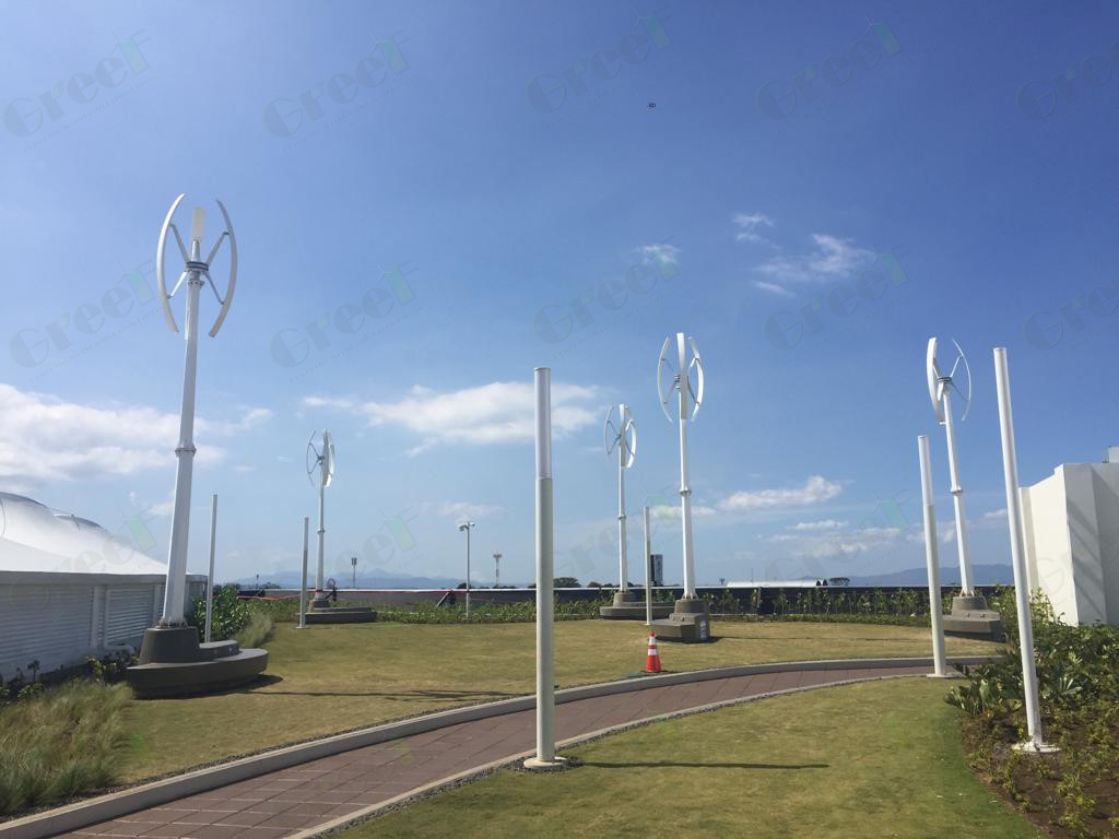 Powerful 1KW Vertical Axis Wind Turbine Electric Generating Windmills