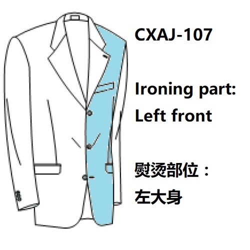 Suit 1.5KW Jacket Pressing Machine , Steam Press Iron For Clothes
