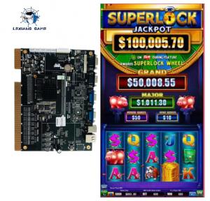 China Super Link 5 in 1 Piggy Bankin Hot Sale Factory Slotting Machine Game Slot Casino Board Kits Cabinet With Bill Acceptor on sale