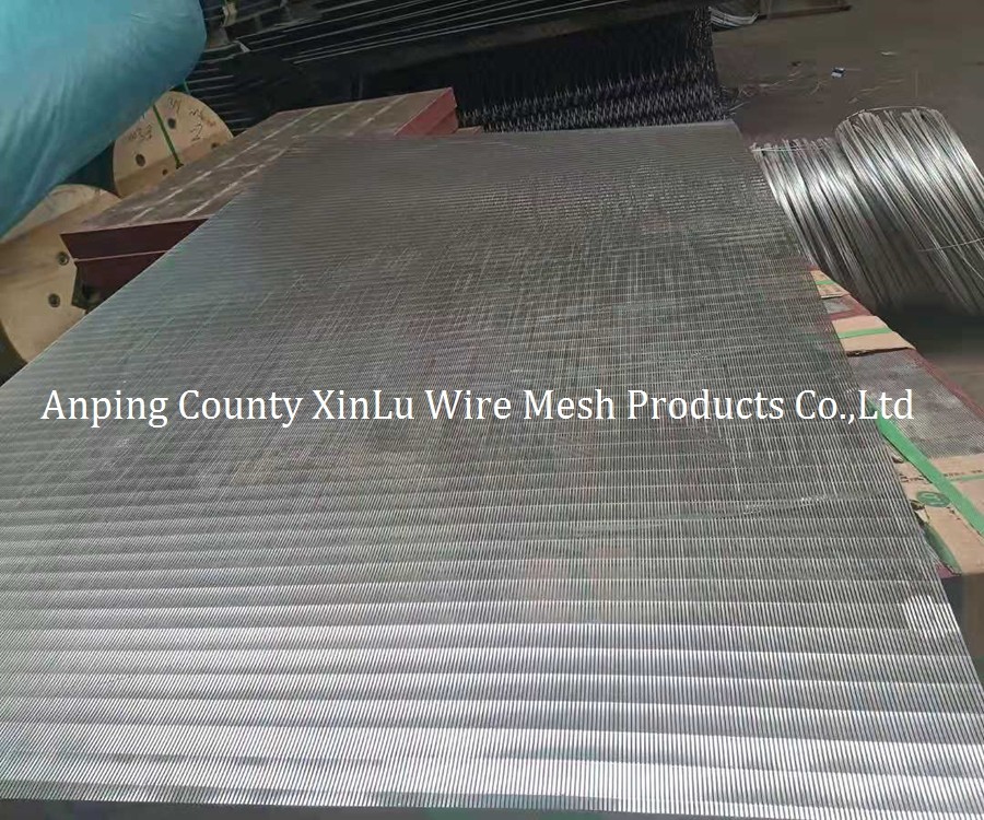 Wire Wrapped Screen Panel V Wire 2.5x4mm for Wire Mesh Filter Applications