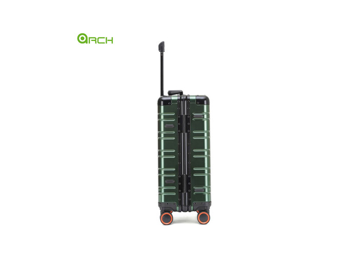 19.5" Aluminium Travel Hard Sided Luggage with Double Spinner Wheels