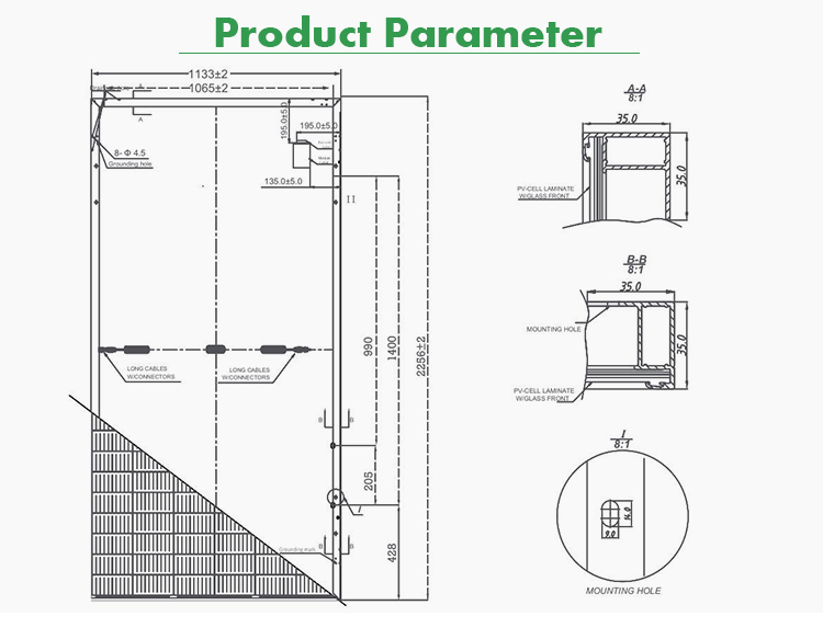 330W Mono Half Cell Solar Panels 1000W 600W Solar PV Module