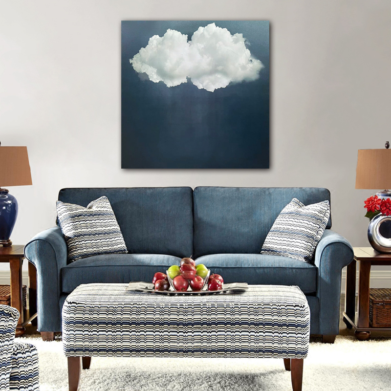 Support Base Canvas Modern Style Hand Painted Landscape Oil Painting for Interior Home Decor Customized Size Accepted