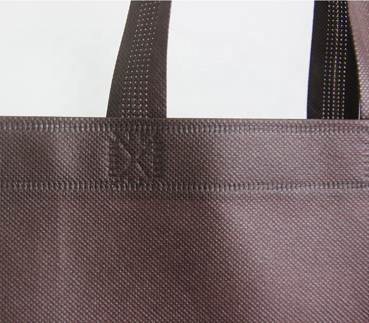 Custom Logo Printed Recycle Grocery Tote Fabric Pp Nonwoven Non Woven Shopping Bag