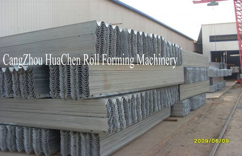 Full Automatic Steel Hydraulic Highway Guardrail Forming Machine for EURO
