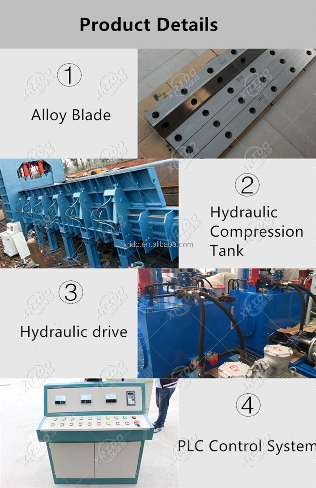 5TPH-7TPH Gantry Shear Metal Iron Hydraulic Cutting Machine CE ISO Approval