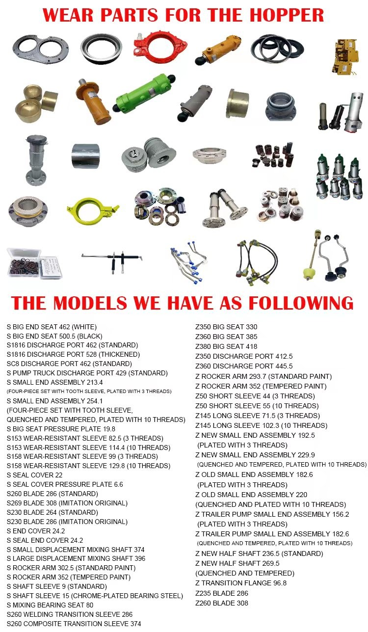 IHI 205 GLASS PLATES& CUTTING RING CONCRETE PUMP TRUCK PARTS