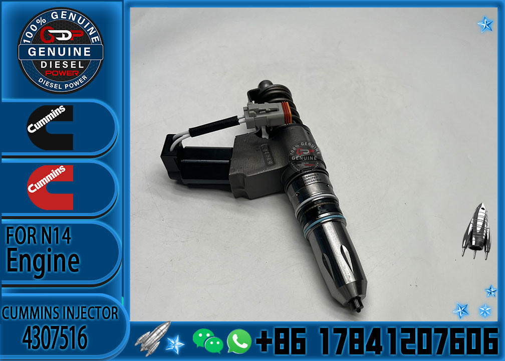 Common Rail Injector Fuel Injector 4307516 3411761 3411845 4307547 For M11 Excavator QSM11 ISM11 M11